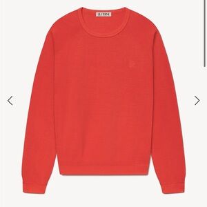 Eterne Vibrant Red Crewneck Sweatshirt